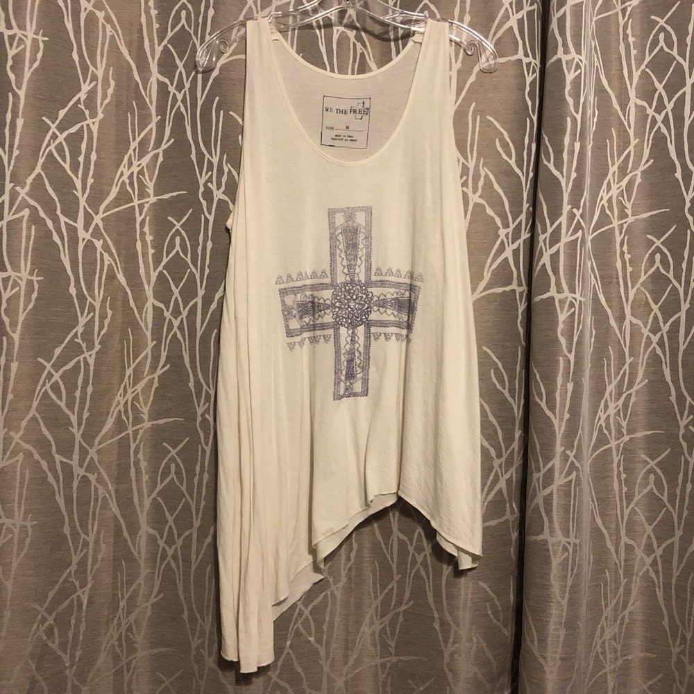 Free People flowy sleeveless shirt